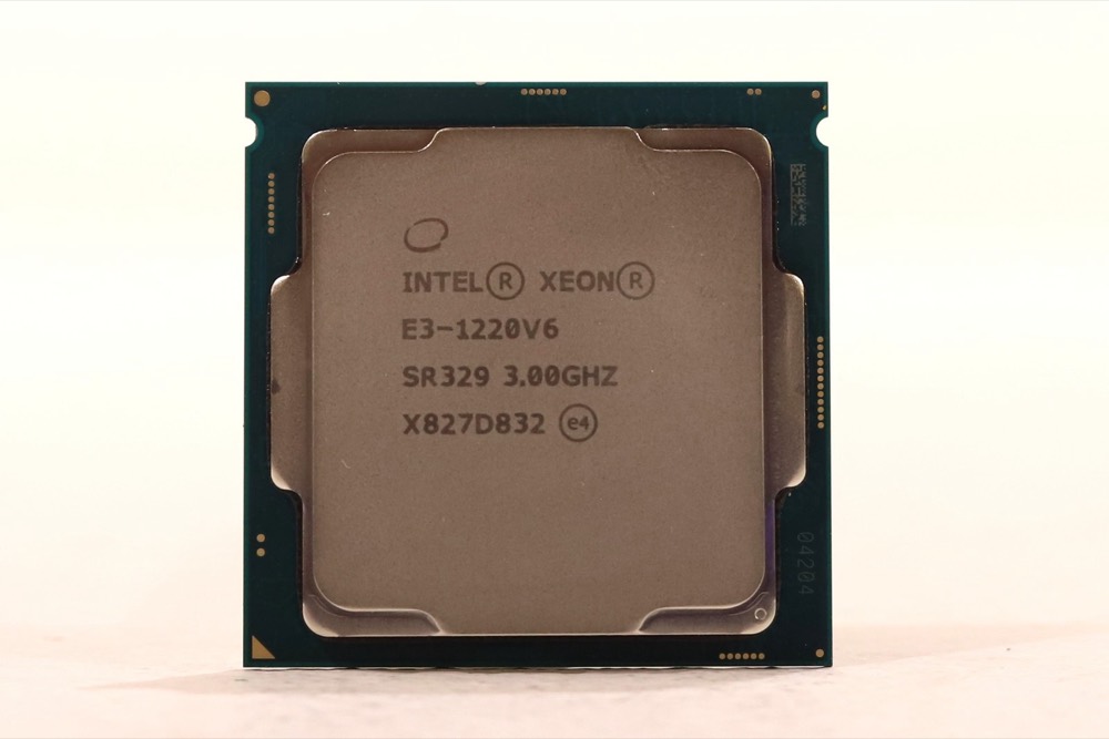Процессор Intel Xeon E3-1220 V6 3.00GHz Quad-Core 8MB LGA 1151 Processor P/N: SR329 Tested — фото 1