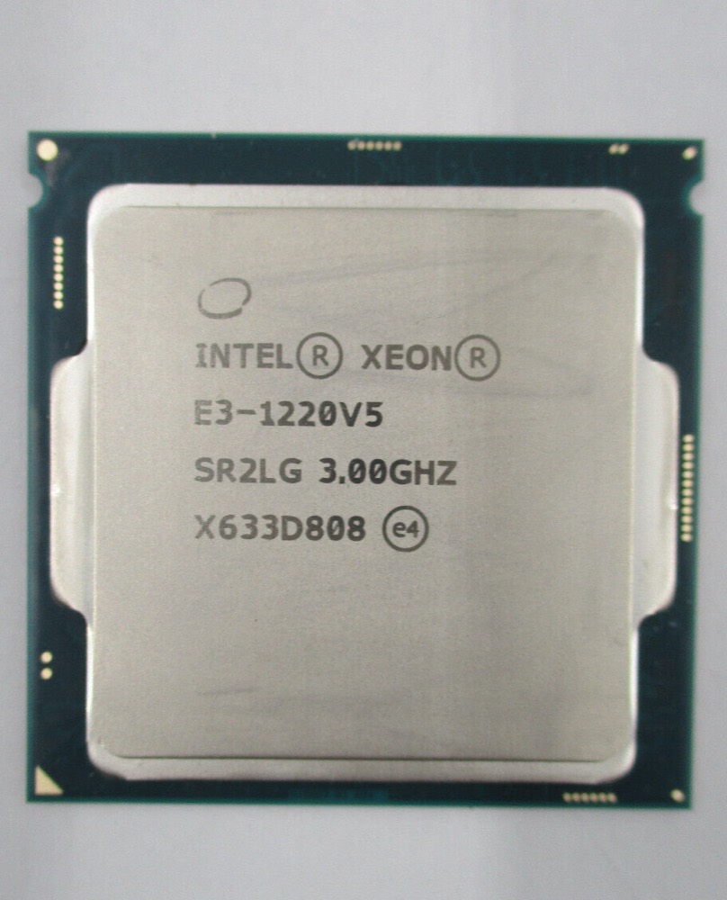 Процессор Intel Xeon E3-1220V5 3.00Ghz Quad-Core 8MB Cache LGA 1151 Processor P/N: SR2LG — фото 1