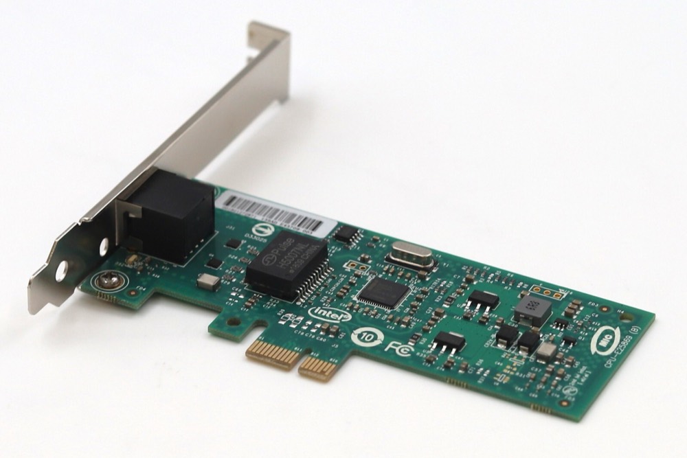 Сетевая карта Intel Single-Port Gigabit Ethernet PCIe Network Card P/N: E43709-003 Tested — фото 1