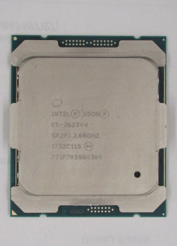 Процессор Intel Xeon E5-2623 V4 2.60Ghz Quad-Core 10MB LGA 2011 Processor P/N:SR2PJ Tested — фото 1