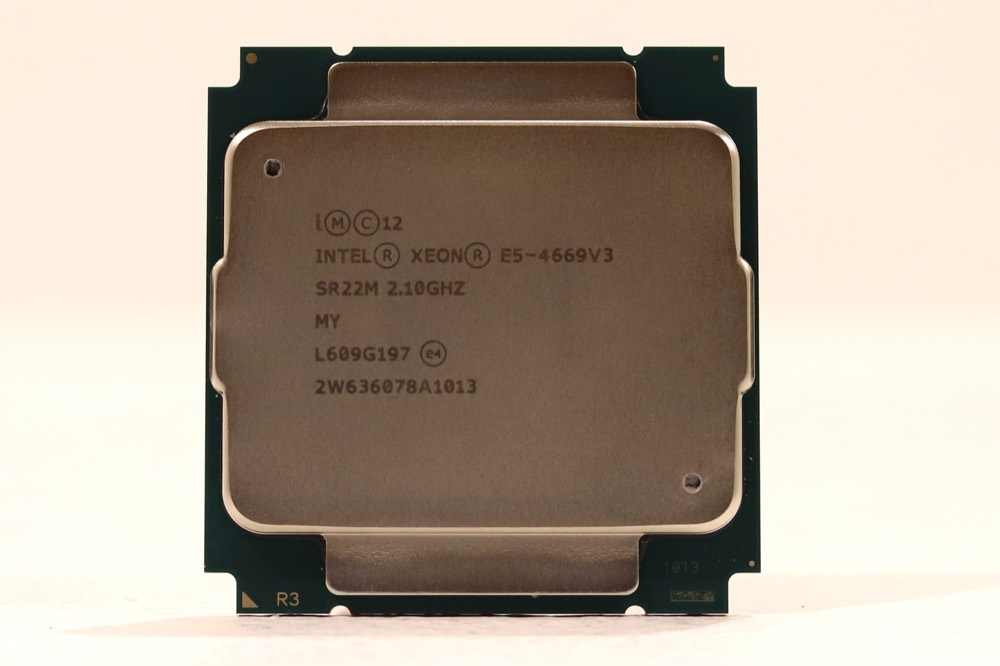 Процессор Intel Xeon E5-4669 V3 2.10GHz 18-Core 45MB LGA 2011-3 Processor P/N:SR22M Tested — фото 1
