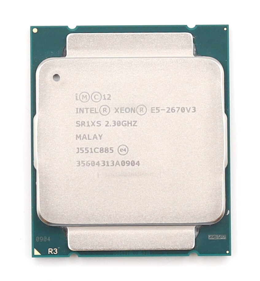 Процессор Intel Xeon E52670 V3 2.30GHZ 12-Core 30MB LGA 2011-3 Processor P/N: SR1XS Tested — фото 1