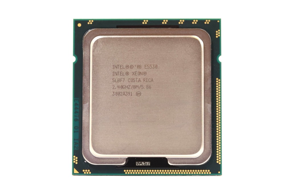 Процессор Intel Xeon E5530 2.40GHz Quad-Core 8MB LGA 1366 Processor P/N: SLBF7 Tested — фото 1