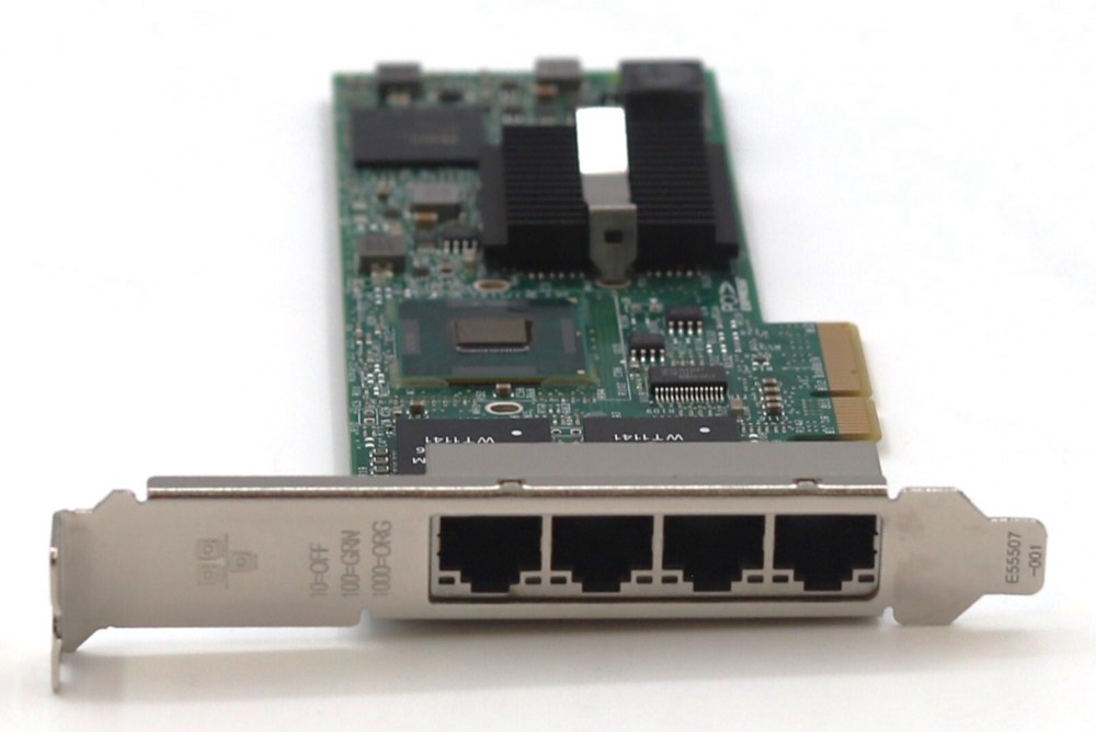 Адаптер Intel Quad-Port Gigabit Ethernet PCIe Server Adapter P/N: E91609-005 Tested — фото 3