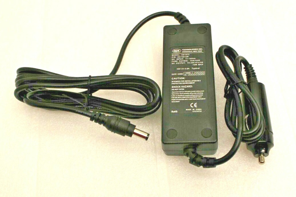 Адаптер ED1075 DC75D16R APX High power 75W 7A 12 volt input DC/DC AC ADAPTER — фото 1