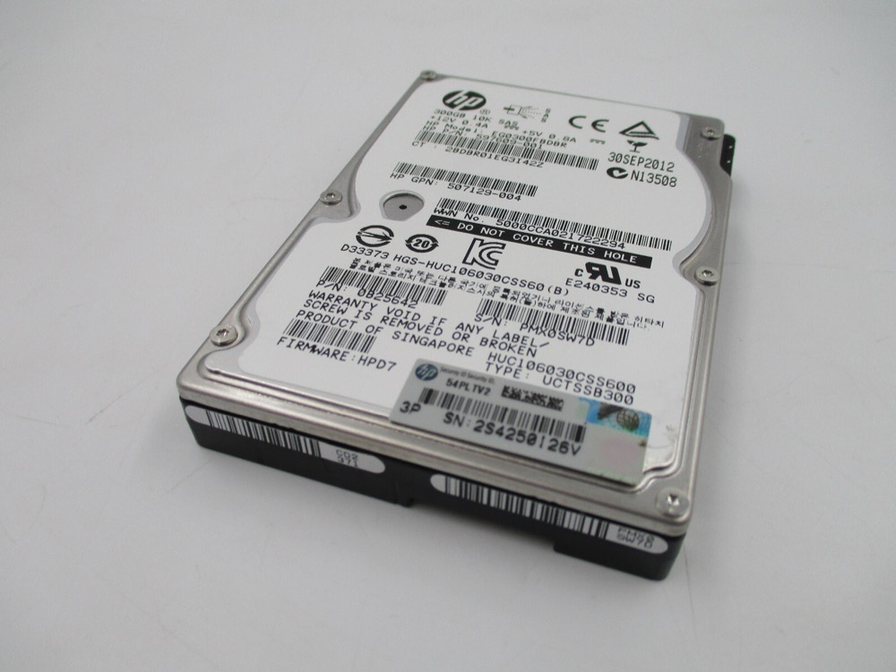 Компонент HP EG0300FBDBR 300GB 2.5" 6Gbps 10k RPM SAS Drive P/N:597609-001 Tested Working — фото 1
