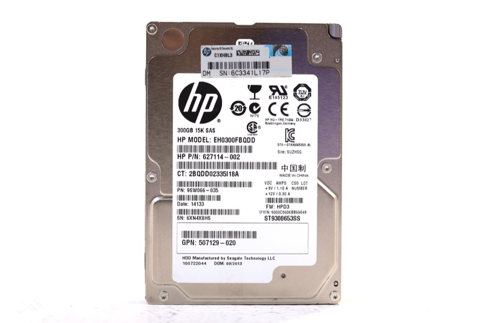 Жёсткий диск HP 300 ГБ SAS 6 Гбит/с 15K 2,5" (EH0300FBQDD, 507129-020) — фото 1