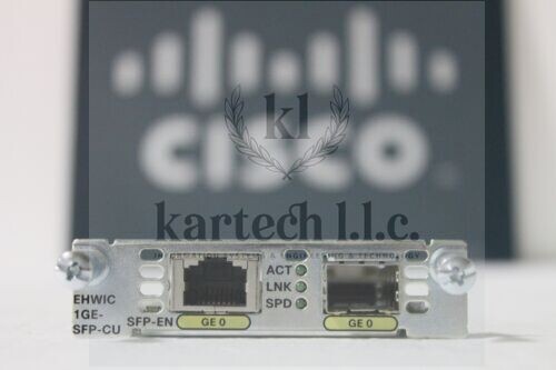 Модуль Cisco EHWIC-1GE-SFP-CU В ОТКРЫТОЙ КОРОБКЕ — фото 1