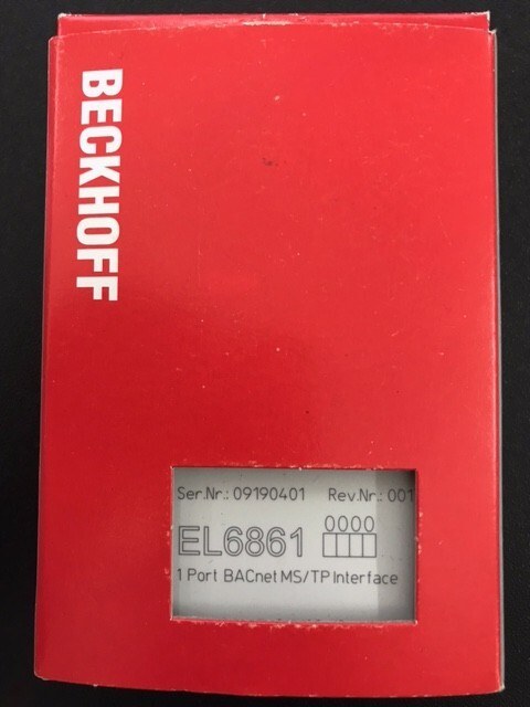 Модуль Beckhoff EL6861 (EtherCAT-терминал, BACnet MS/TP, RS485) — фото 1