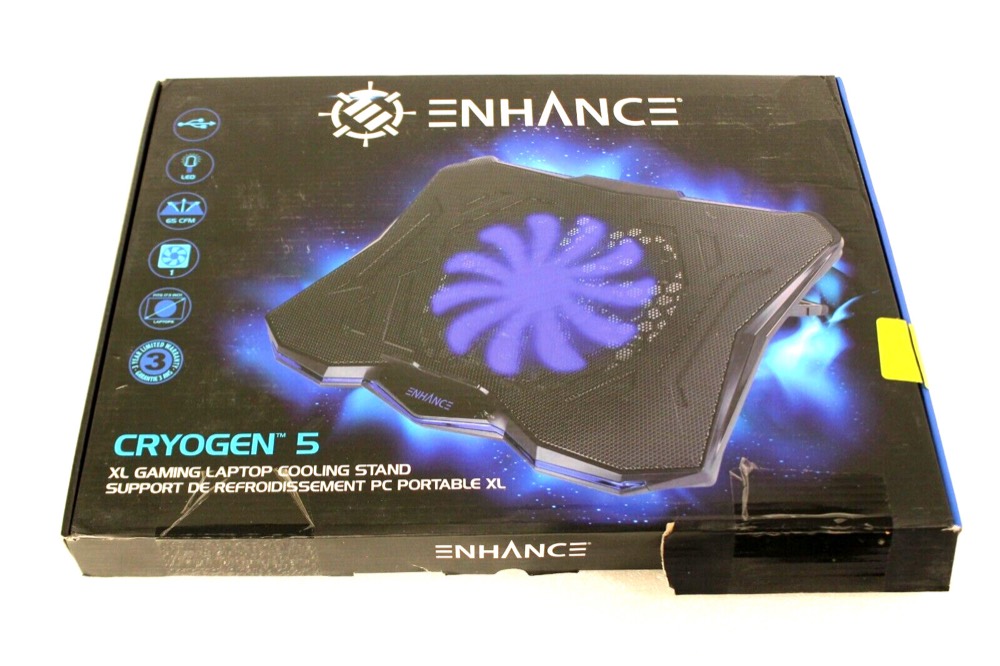 Компонент ENGXC50100BLWS Enhance Cryogen 5 Laptop Cooling Pad Blue — фото 1