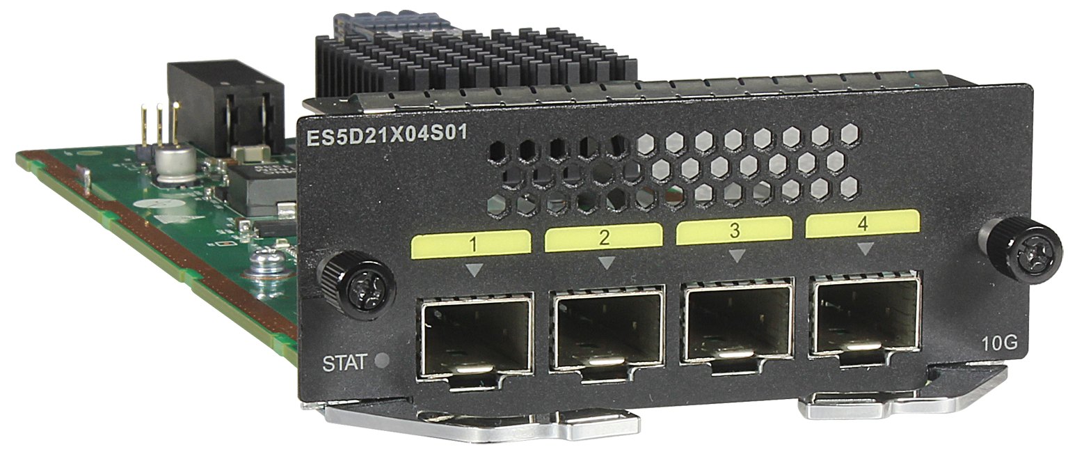 Интерфейсная плата Huawei ES5D21X04S01 (4×10GE SFP+) — фото 2