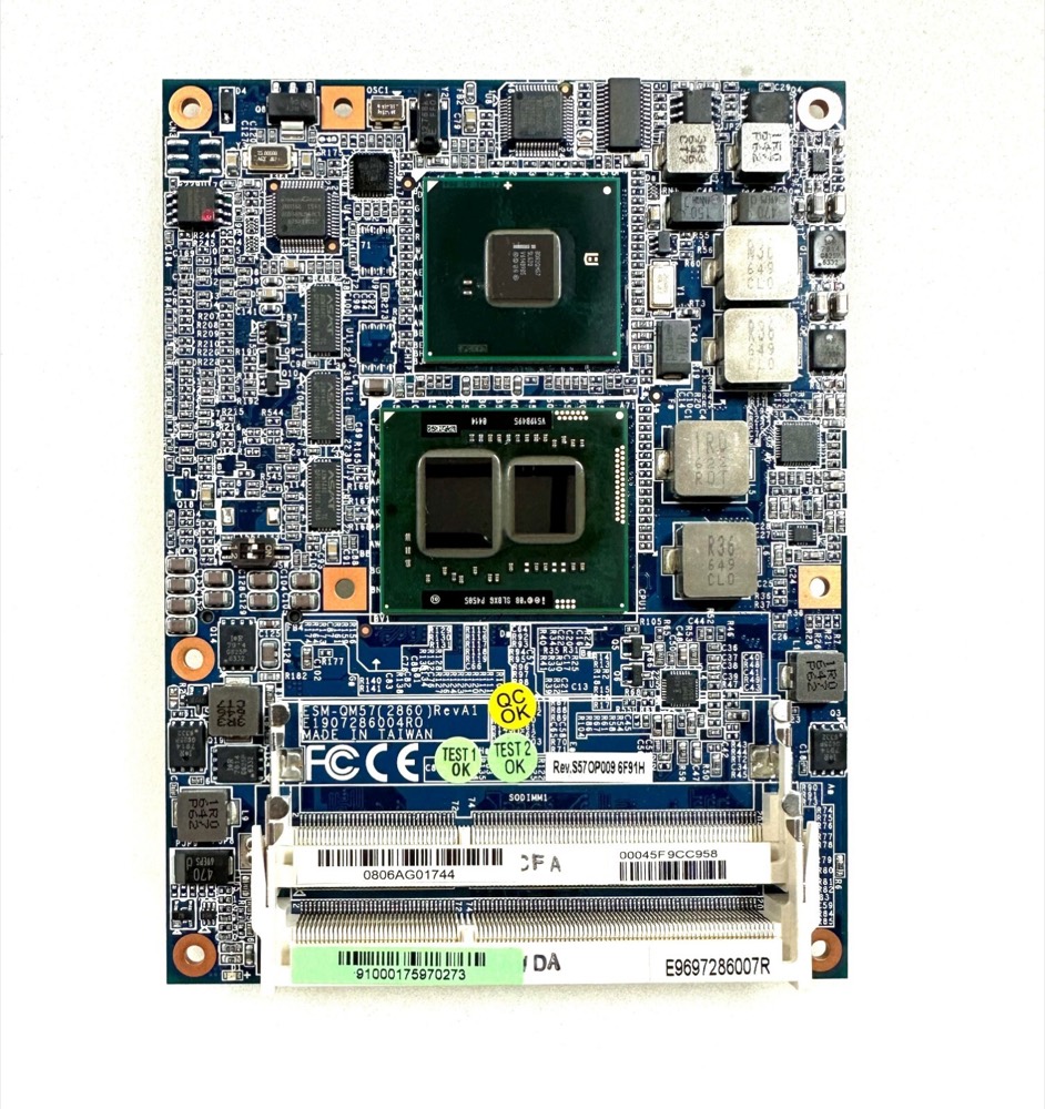 Плата ESM-QM57(2860) REV A1 Avalue MEDICAL all-in-one PC BOARD 1.86Ghz CELERON P4505 — фото 1