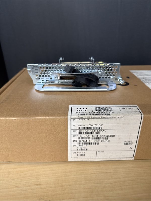 Голосовой модуль Cisco EVM-HD-8FXS/DID, 8×FXS — фото 1