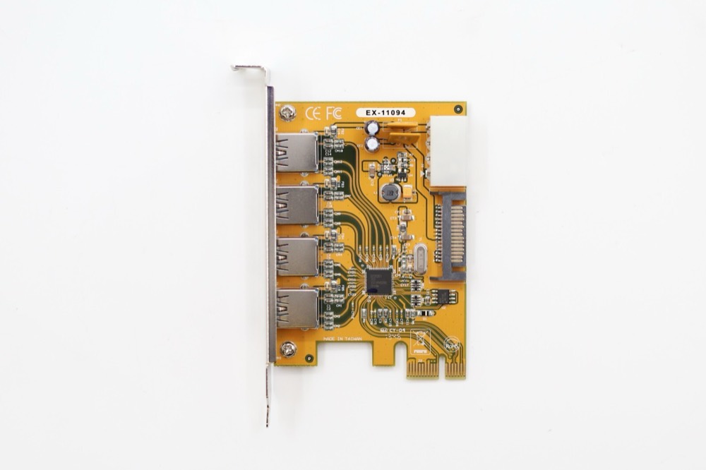 Адаптер Exsys Quad-Port USB 3.0 PCI Express Adapter P/N: EX-11094 Tested Working — фото 2