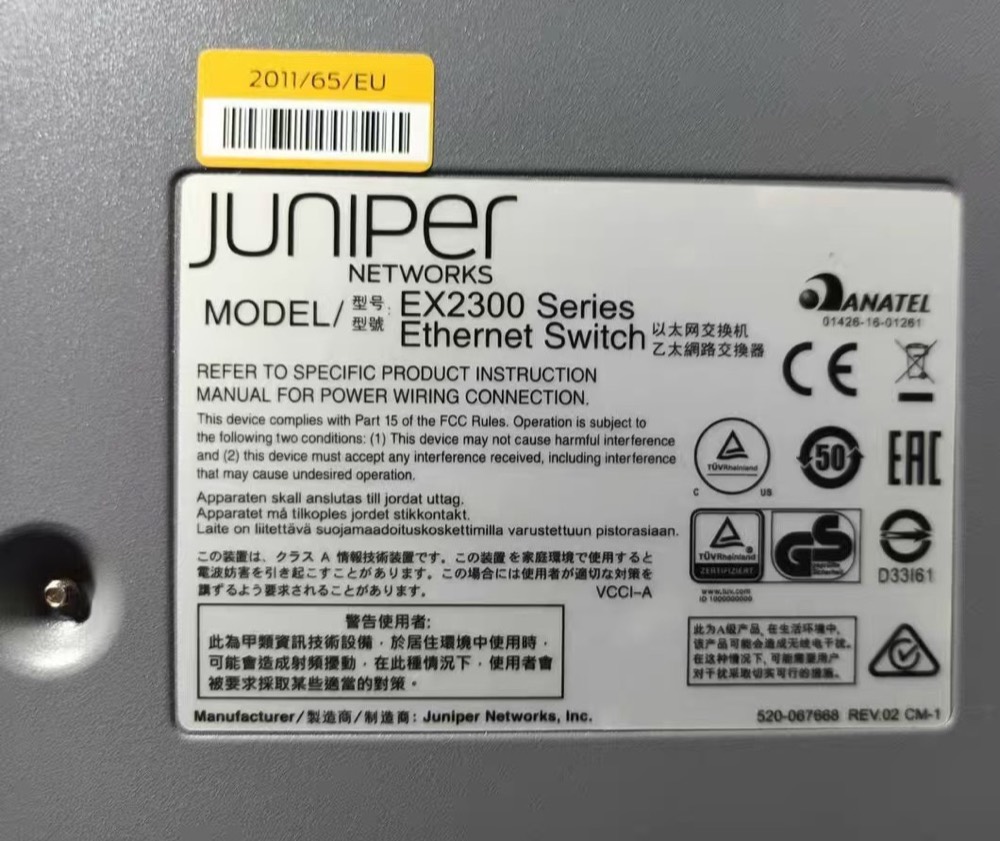 Коммутатор Juniper EX2300-48T — фото 4