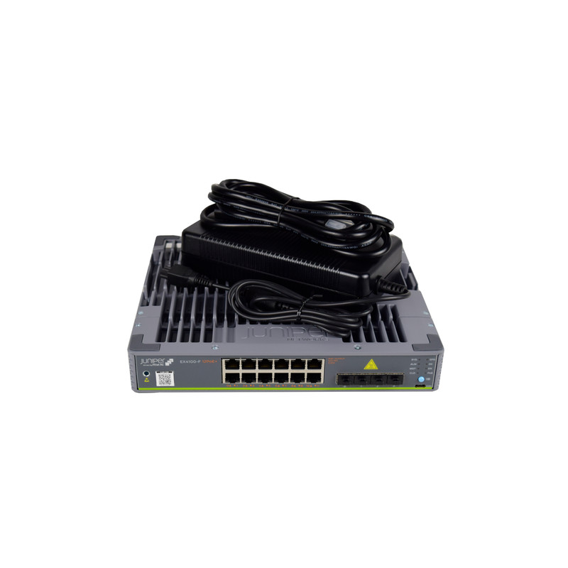 Коммутатор Juniper EX4100-F-12P Switch 12x 1GbE PoE 2x 10GbE Uplinks 4x 10GbE Stack Ports — фото 1
