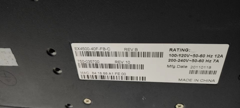 Коммутатор Juniper EX4500-40F-VC1-BF/FB — фото 3