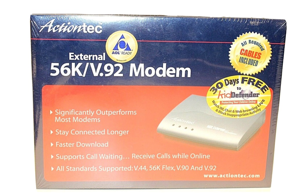 Компонент EXV9212-01 Actiontec 56K External Modem VINTAGE — фото 1