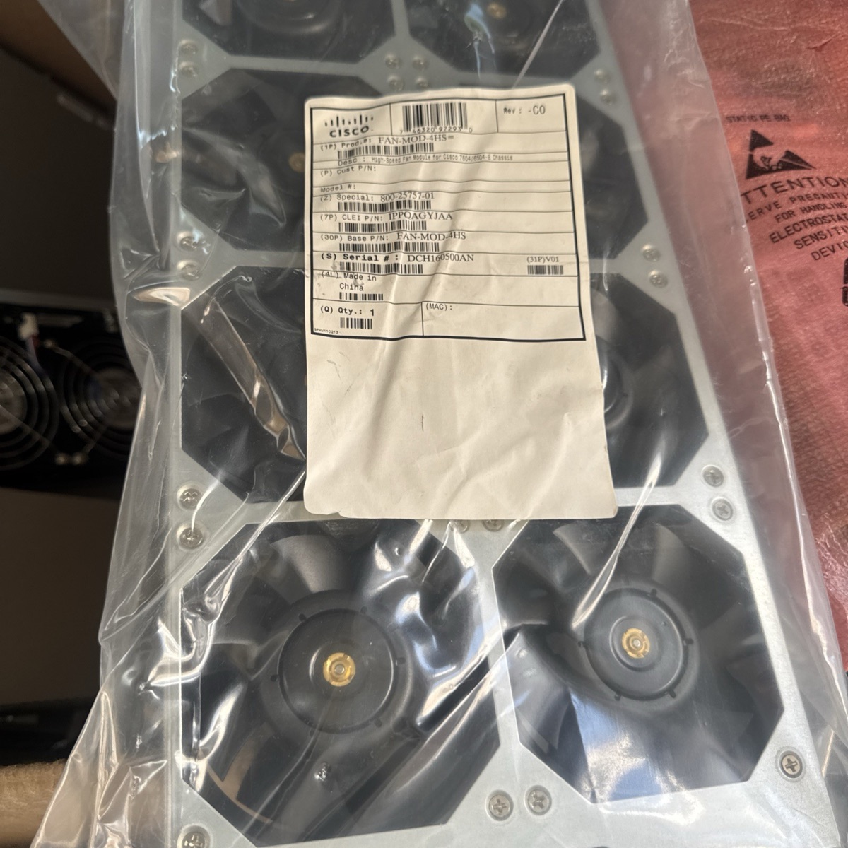 Вентиляторный модуль Cisco FAN-MOD-4HS — фото 1