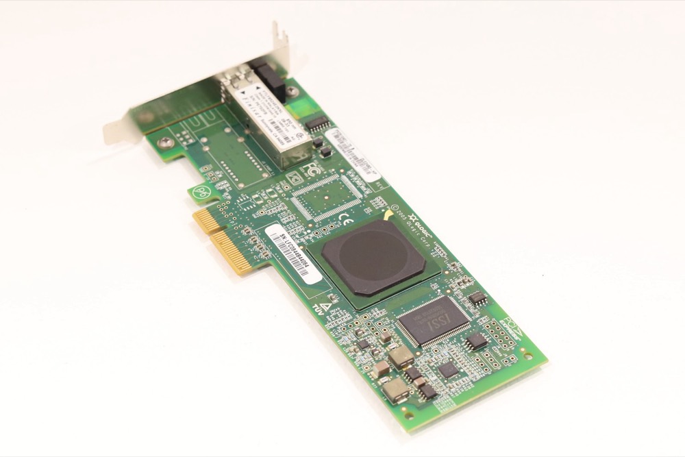 Адаптер HPE StorageWorks FC1142SR 1-Port 4GB FC PCIe x4 Host Bus Adapter P/N: 407620-001 — фото 1