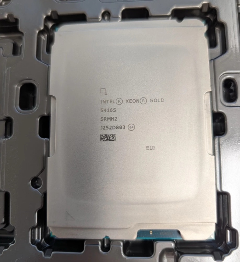 Процессор Intel Xeon Gold 5416S 2.0-4.0GHz 16C 32T 150W SRMH2 FCLGA4677 — фото 1