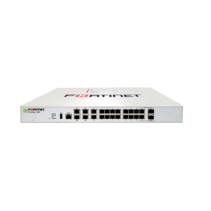 Коммутатор Fortinet FG-100E 20x GE RJ45, 2x WAN, 1x DMZ, 1x Mgmt, 2x HA, 14x Switch Ports — фото 1