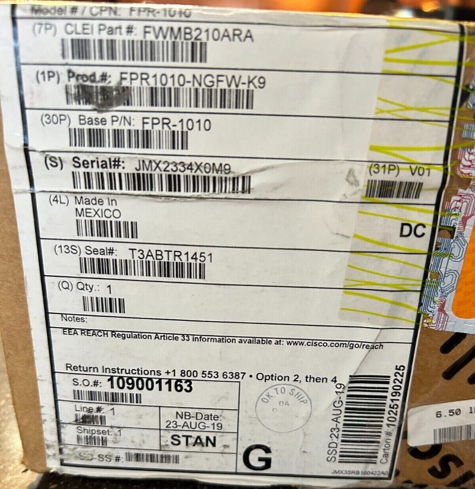 Устройство безопасности Cisco FPR1010-NGFW-K9 — фото 2