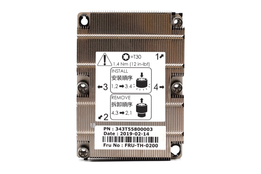 Радиатор Tyan CPU Cooling Heatsink P/N: FRU-TH-0200 Tested Working — фото 2