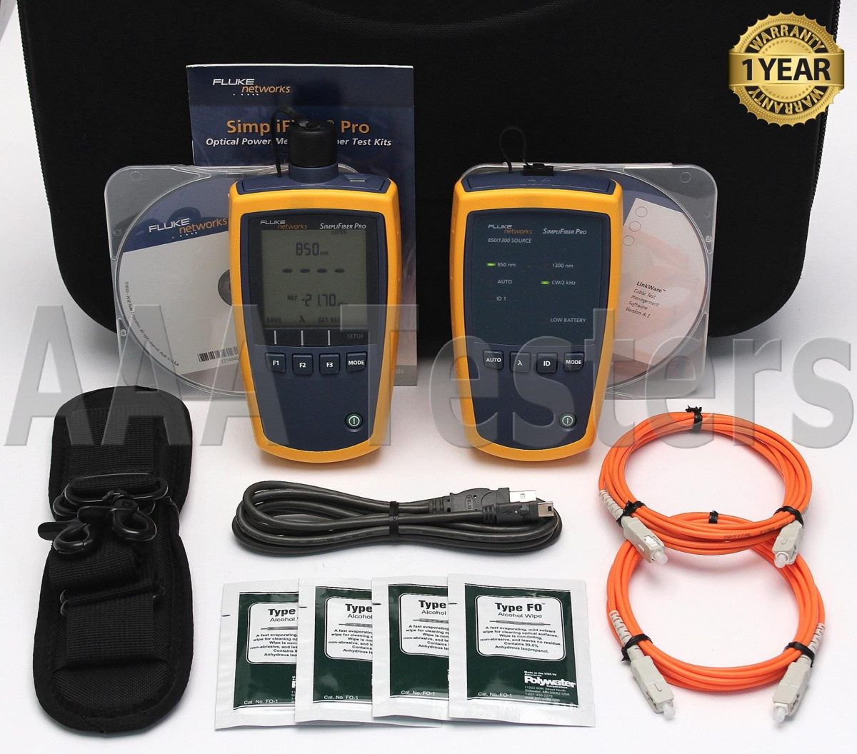 Набор для тестирования оптики Fluke Networks SimpliFiber Pro FTK1000 — фото 1
