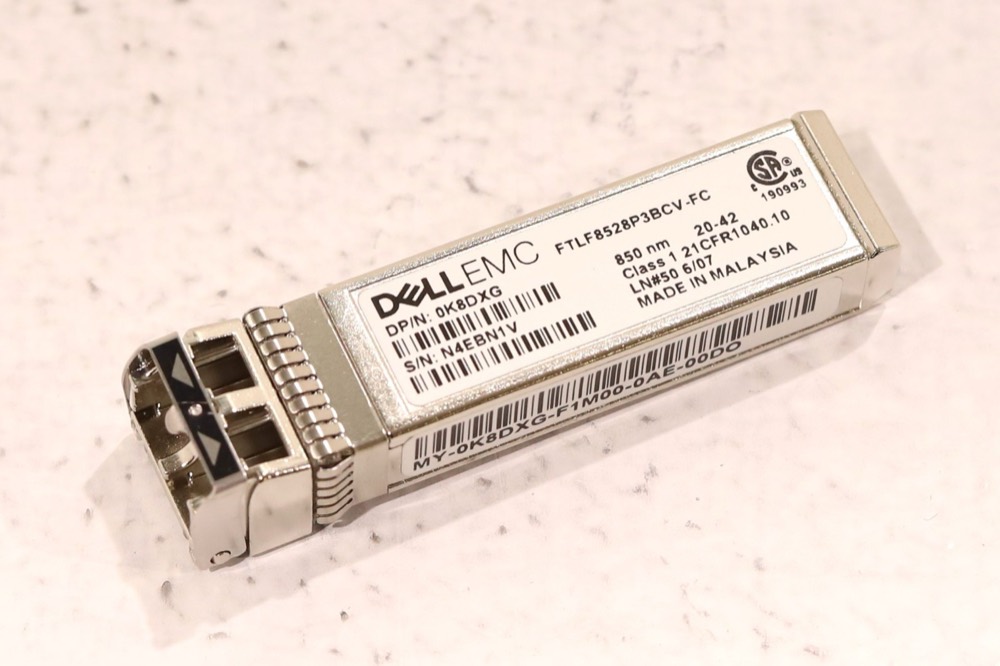 Трансивер Dell EMC FTLF8528P3BCV-FC 850nm Transceiver Module P/N: 0K8DXG Tested Working — фото 2