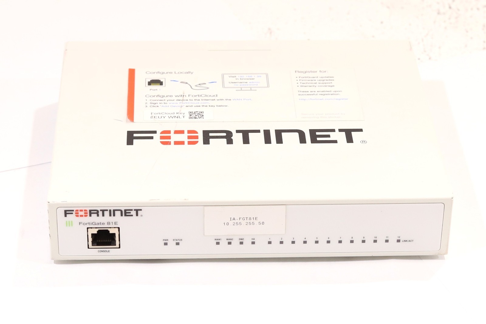 Межсетевой экран Fortinet FortiGate-81E Firewall Network Security Appliance P/N: FG-81E Tested — фото 2