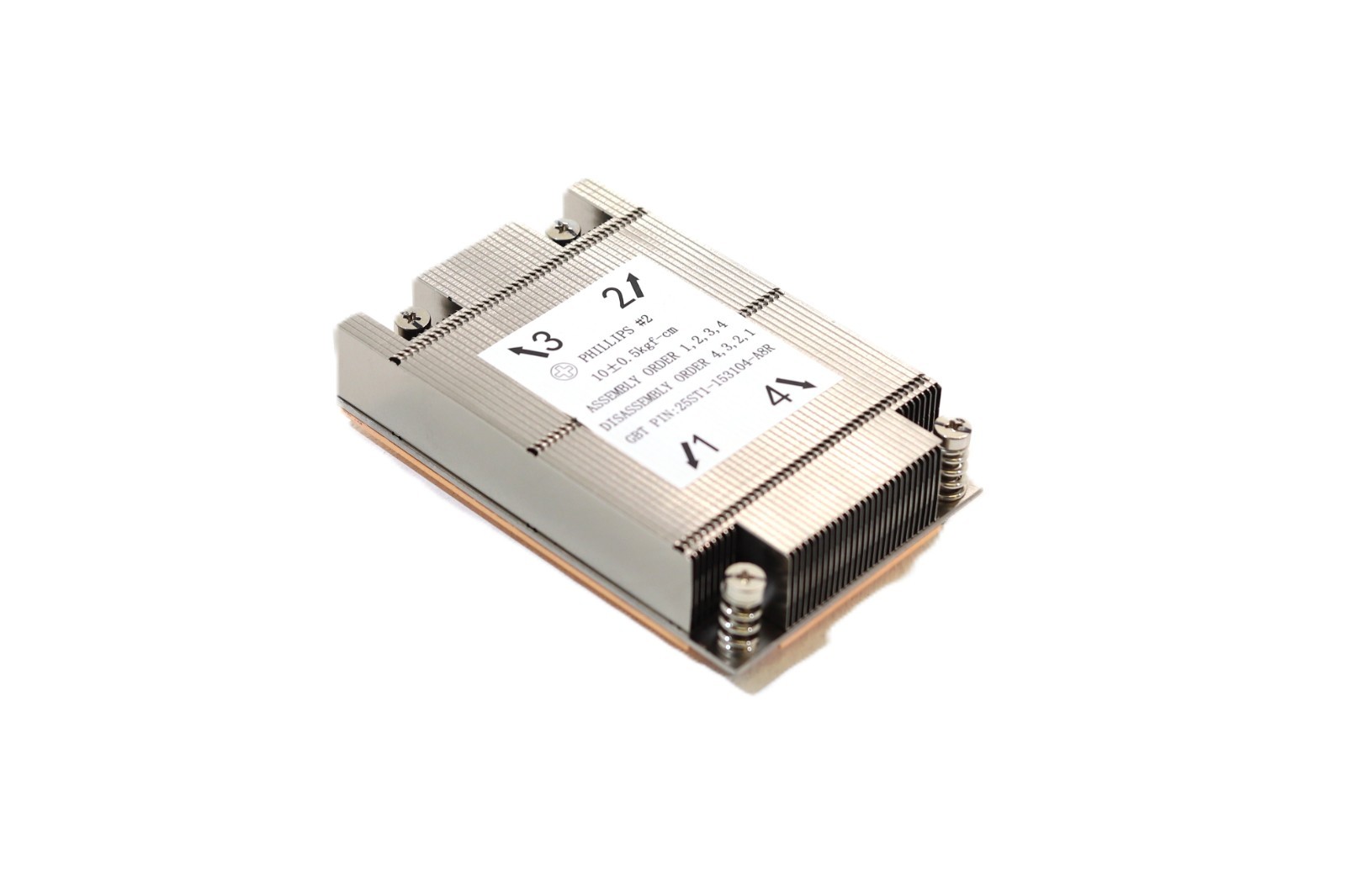 Радиатор Gigabyte G291-Z20/R281-Z94 Server CPU Cooling Heatsink P/N: 25ST1-153104-A8R — фото 1