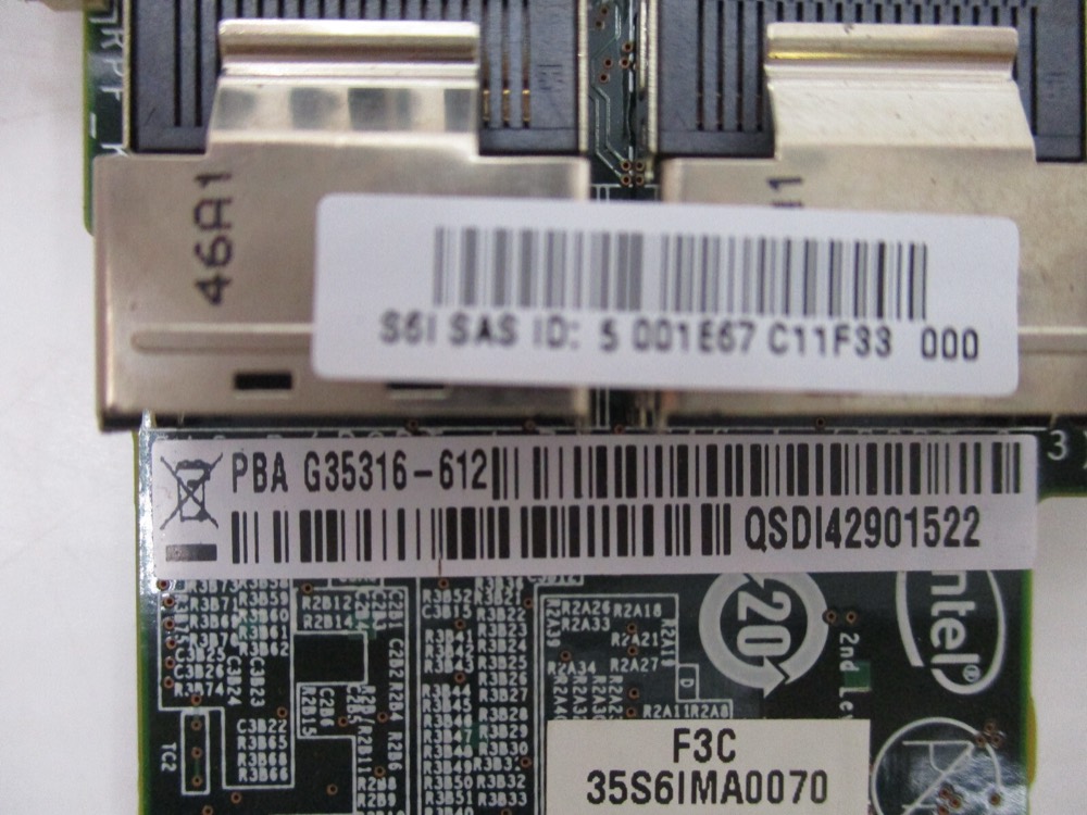 RAID/HBA-контроллер Intel G35316-612 6Gb/s SAS Raid Controller Card Tested Working — фото 2