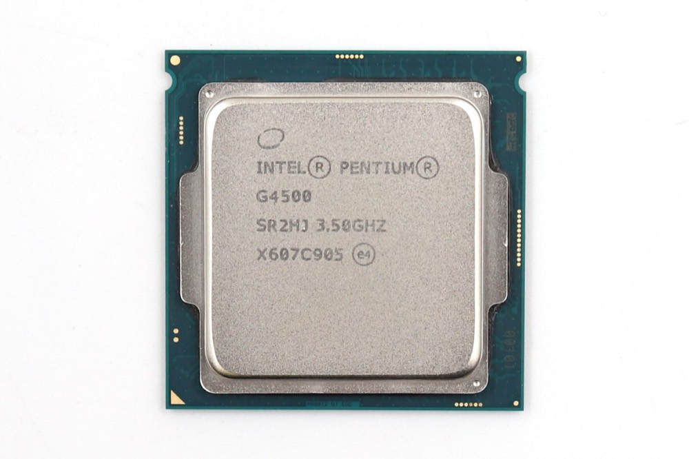 Процессор Intel Pentium G4500 3.50GHz Dual-Core 3MB LGA 1151 CPU P/N: SR2HJ Tested Working — фото 1