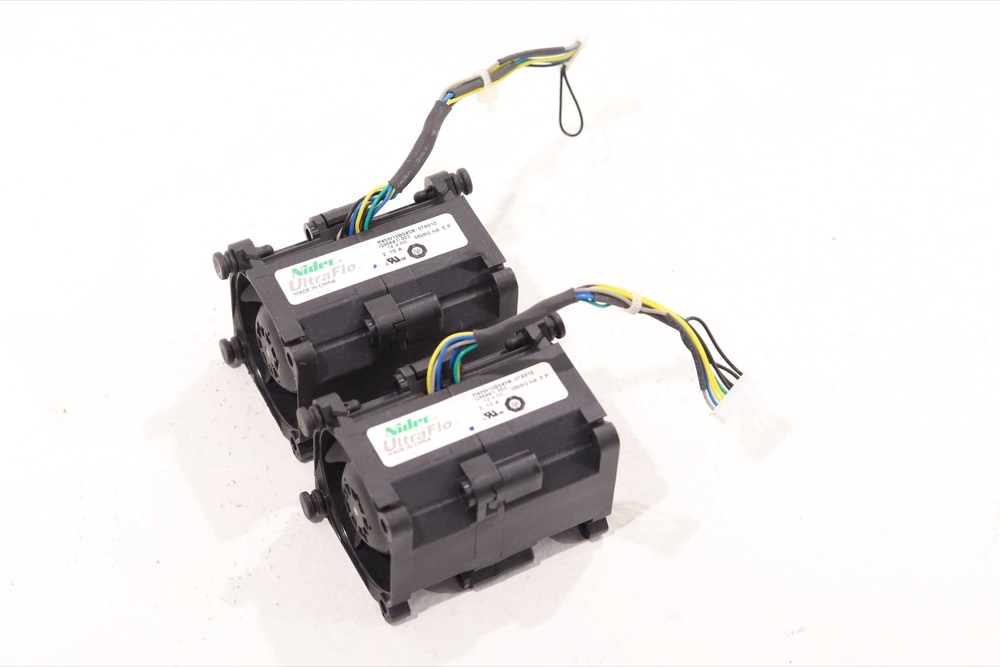 Модуль вентиляторов Lot of 2 Intel 12V 40mm Counter-Rotating Fan Module P/N: G95641-003 Tested — фото 1