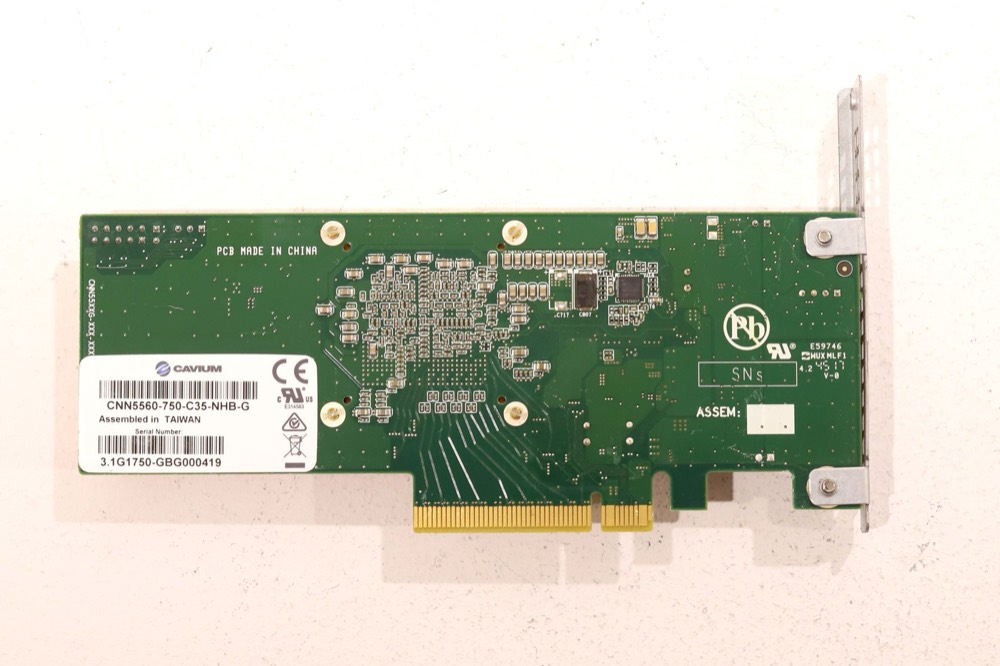 Процессор Cavium GC-CN5690 Nitrox V Security Processor Board P/N: CNN5560-750-C35-NHB-G — фото 3