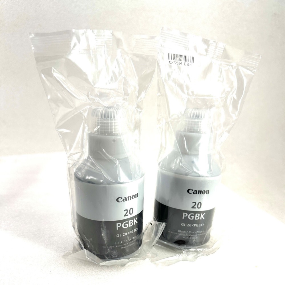 Компонент GI-20-PGBK Canon 20 GBK Black Ink Bottles Sealed Genuine Lot of 2 (two) — фото 1