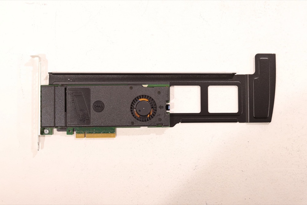 SSD-накопитель Dell Dual M.2 PCIe Gen4 x4 NVMe SSD Adapter Card Dell P/N: 0FM1CF Tested Working — фото 2