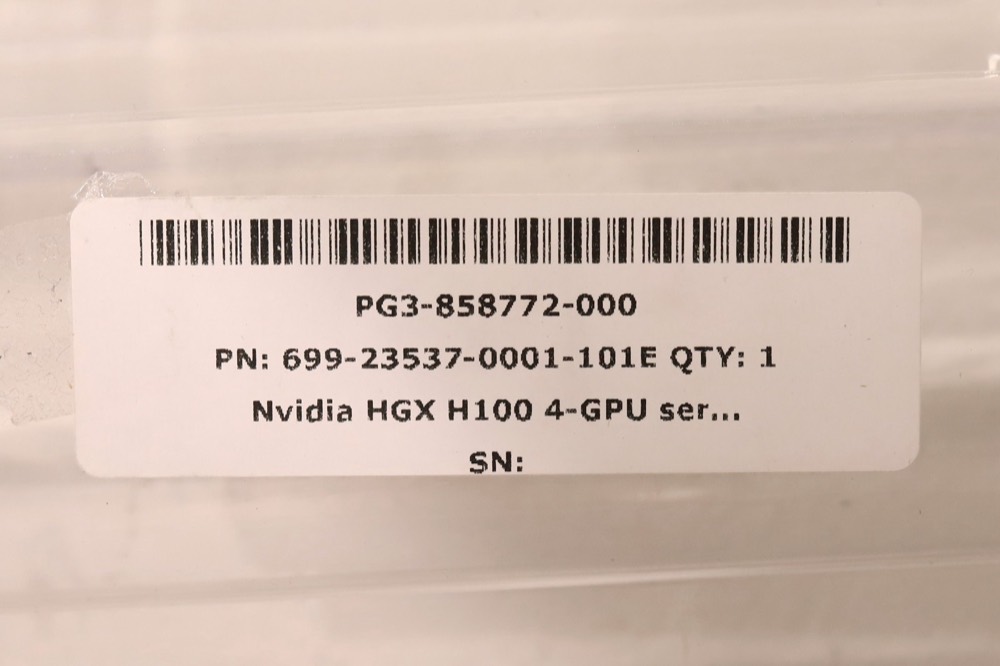 Графический ускоритель NVIDIA HGX H100 4GPU Baseboard With 4 xAH100 94GB SXM4 HBM2e GPU P/N: JY33M — фото 3