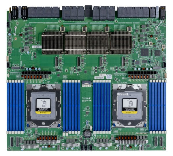 Материнская плата SuperMicro H13DSG-OM A+ SP5 DP MB with 24DIMM DDR5-4800/ PCI-e Gen5 for 4U G — фото 2