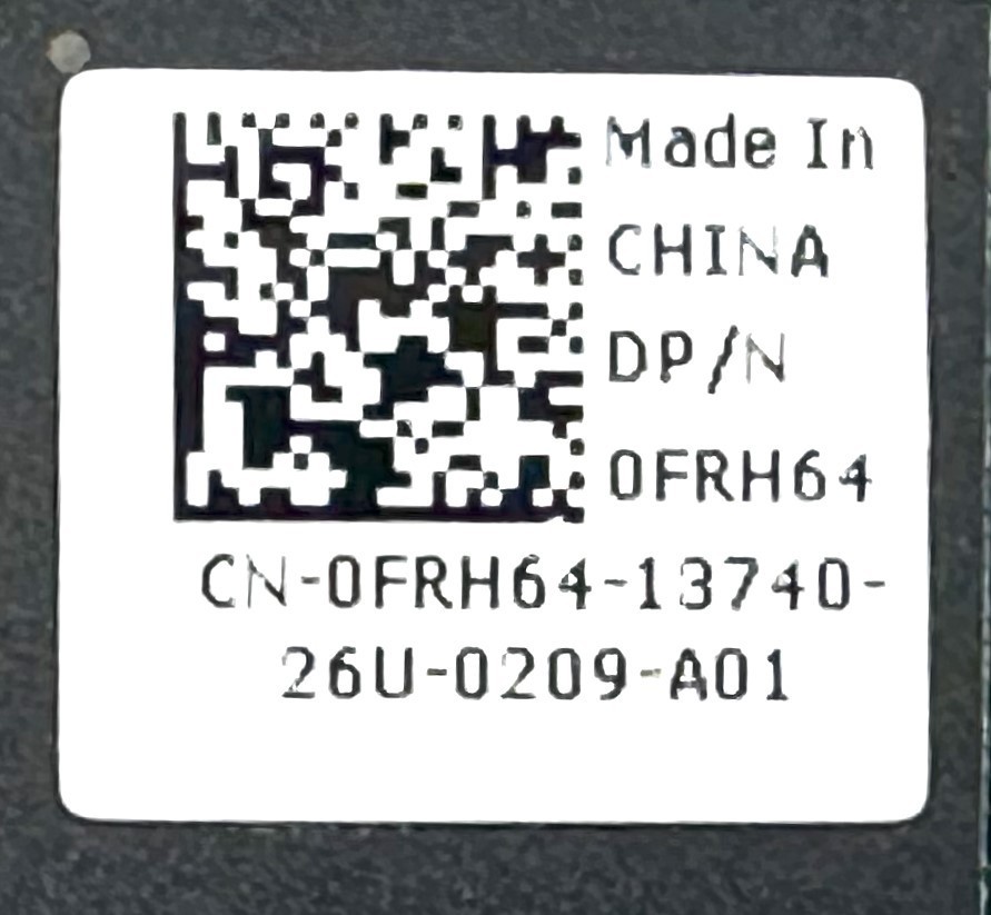 Батарея 0FRH64 Dell PERC H710 6GB 512MB Mini Mono SAS RAID Controller w/Battery Dell P/N:0FRH64 — фото 2