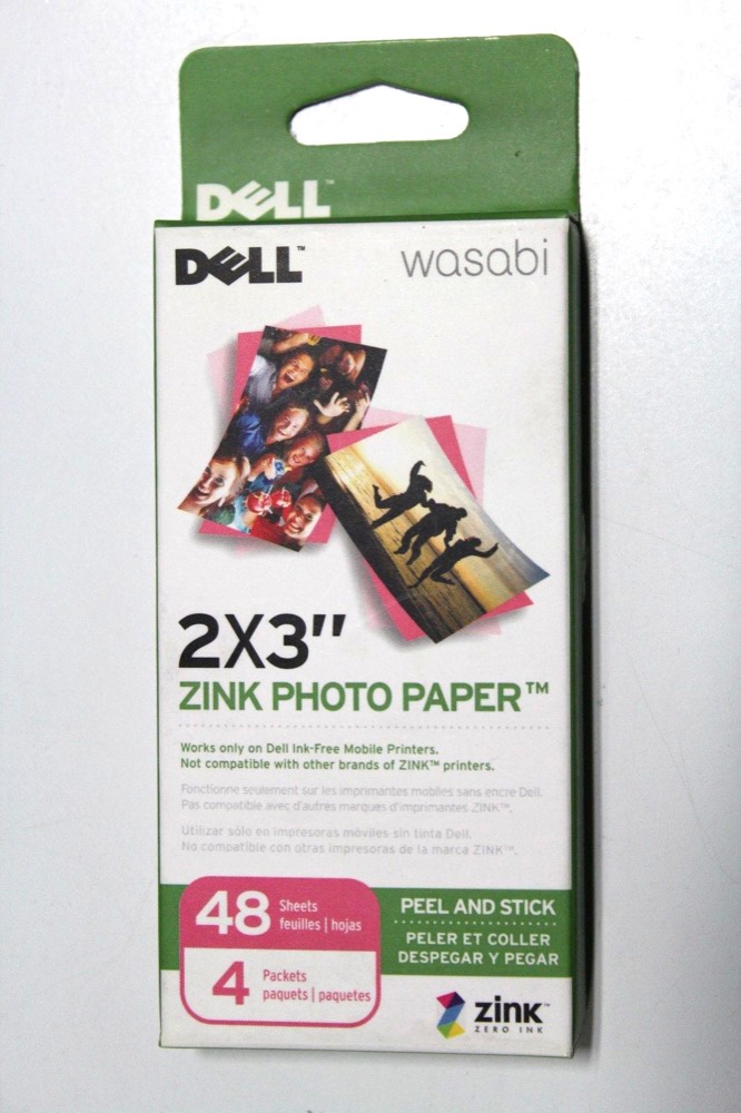 Компонент H858K OEM Dell Wasabi Pz310 2x3" ZINK Photo Paper 48 Sheets NEW ORIGINALS — фото 1