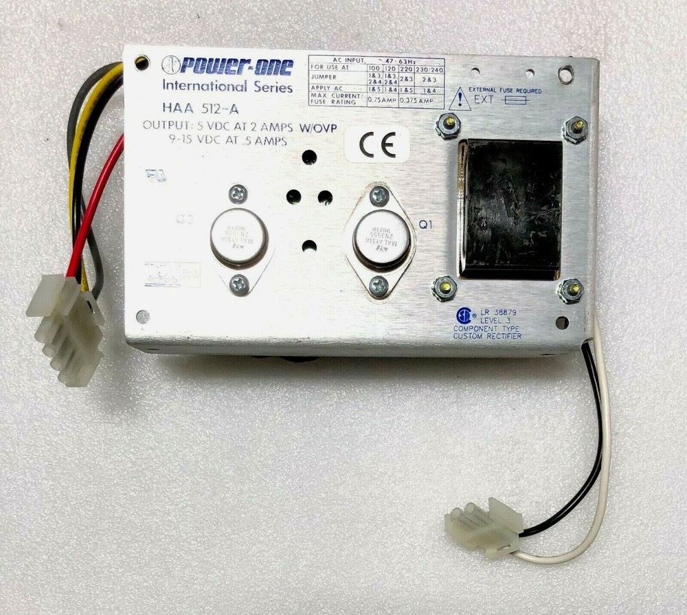 Блок питания HAA512-A POWERONE CUSTOM RECTIFIER Linear Power Supplies DBL OUT 5V/9-15V — фото 1