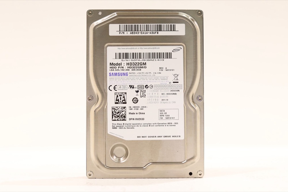 Жёсткий диск Samsung HD322GM 320GB 3.5" 3Gb/s 16MB 7.2K RPM SATA Hard Drive Dell P/N: 0W2X33 — фото 1