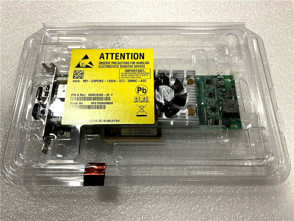 Адаптер New HD8310405-26 QLOGIC 2-PRT Fiber Channel Adapter Low profile + 16G SFPs — фото 1