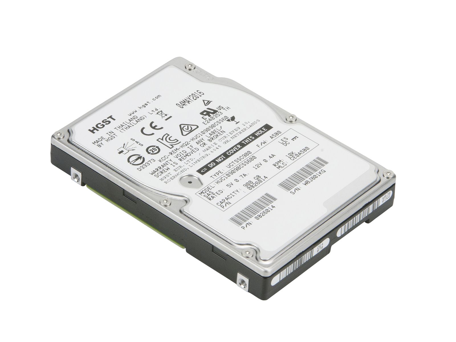 Накопитель Supermicro (HGST) 900GB 2.5" 10000RPM SAS2 6Gb/s 64M Internal Hard Drive (HDD-2A900-HUC109090CSS60) — фото 1