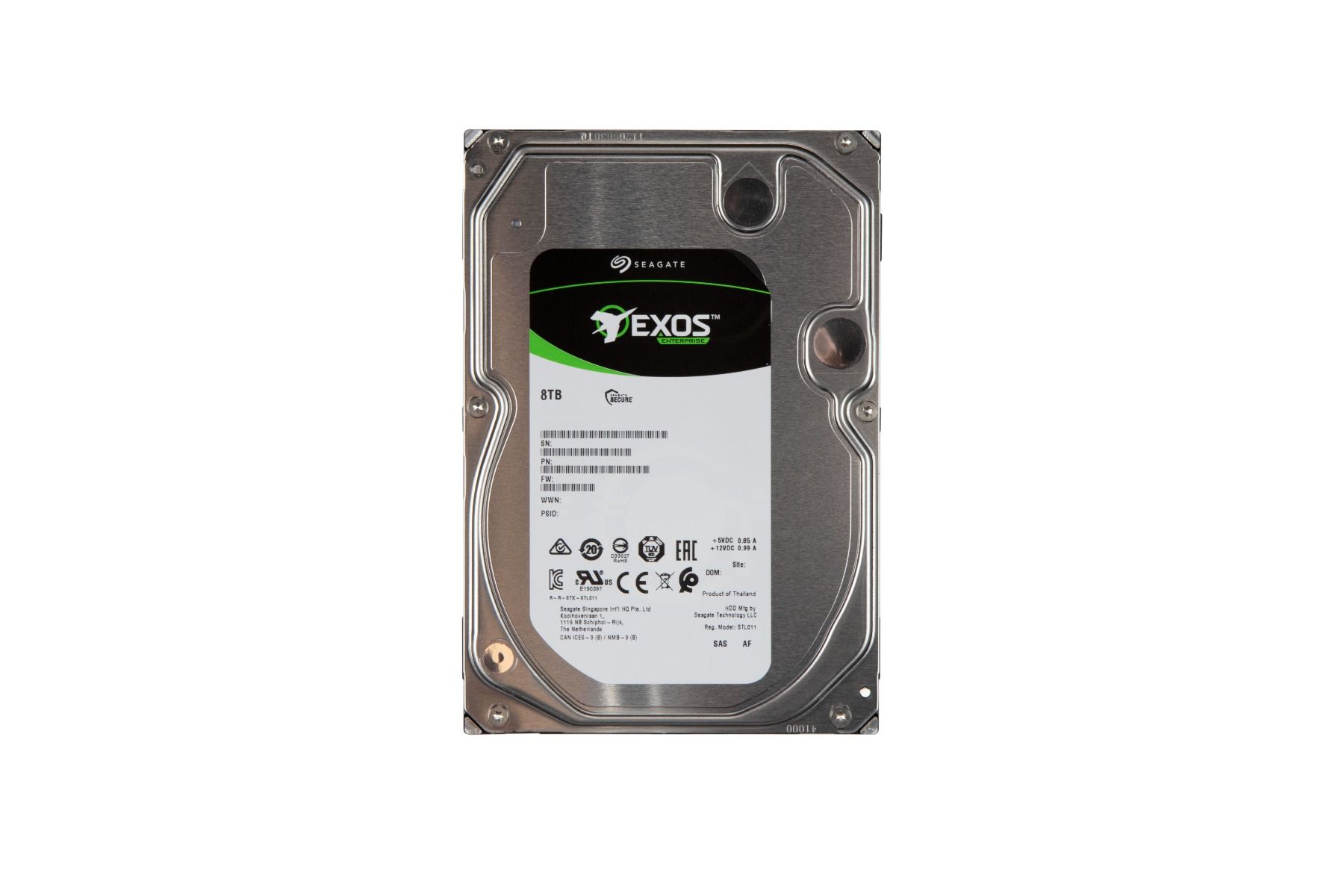 Накопитель Supermicro (Seagate) 8TB 3.5" 7200RPM SAS3 12Gb/s 256M Internal Hard Drive (HDD-A8000-ST8000NM018B) — фото 1