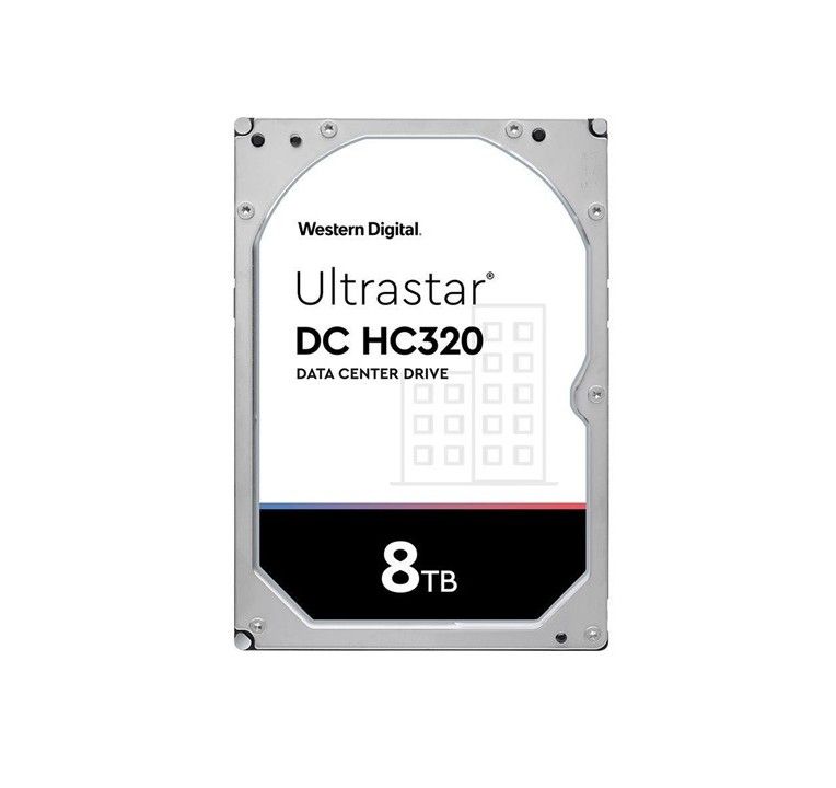 Аксессуар Supermicro (Western Digital) 8TB 3.5" 7.2K RPM SATA3 6Gb/s 256M Internal Hard Drive (HDD-T8TB-HUS728T8TALN6L4) — фото 1