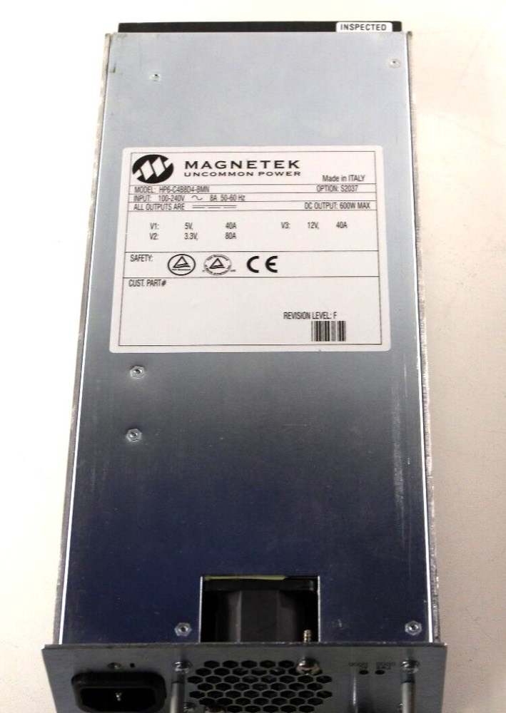 Блок питания HP6-C4B8D4-BMN-S2037 600W SWAP PSU 50822, 9FR06790101, 3NR2617I10C POWER ONE — фото 1
