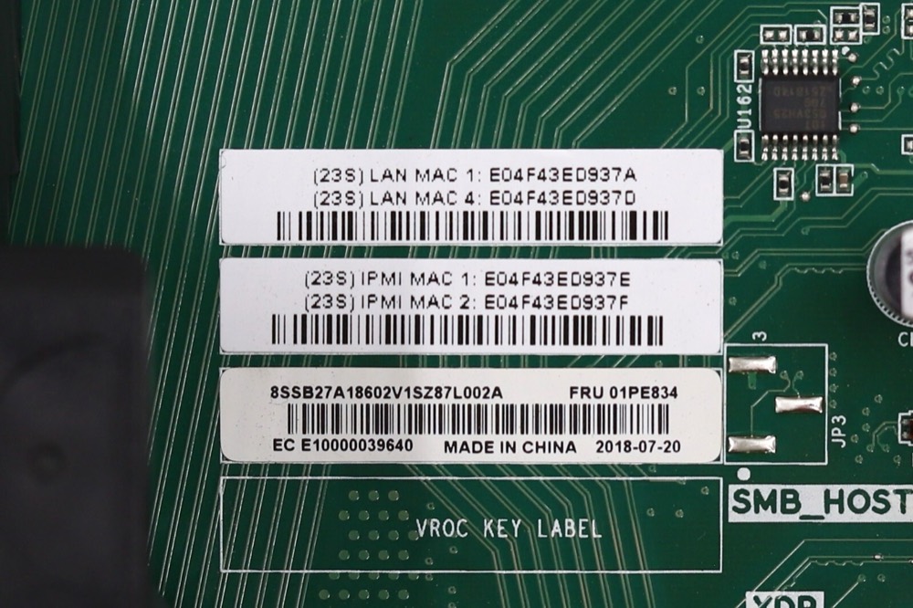 Материнская плата Lenovo ThinkSystem HR630X DDR4 Dual FCLGA 3647 Server Motherboard FRU: 01PE834 — фото 3